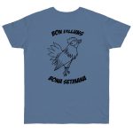 Camiseta punto liso - Azul vaquero - Camiseta «Bon dilluns, bona setmana»