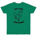 Camiseta punto liso - Verde Kelly - Camiseta «Bon dilluns, bona setmana»
