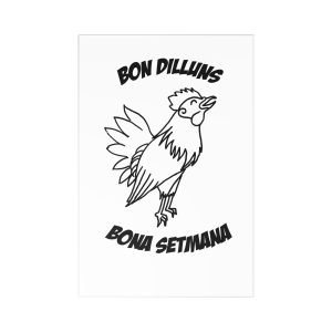 Postales (7 uds.) - Camiseta «Bon dilluns, bona setmana»
