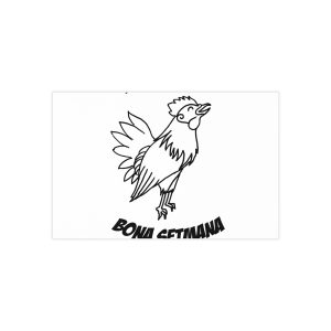 Tarjetas de visita (100 uds.) - Camiseta «Bon dilluns, bona setmana»