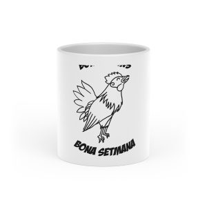 Taza con asa de corazon - Blanco - Camiseta «Bon dilluns, bona setmana»