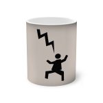 Taza magica que cambia de color - Negro - Mal no et toqui un llamp