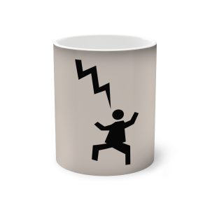 Taza magica que cambia de color - Negro - Mal no et toqui un llamp