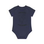 Body bebe manga corta organico - Azul marino nautico - Camiseta «Bon dilluns, bona setmana» Body bebe manga corta organico - Azul marino nautico - Camiseta «Bon dilluns, bona setmana»