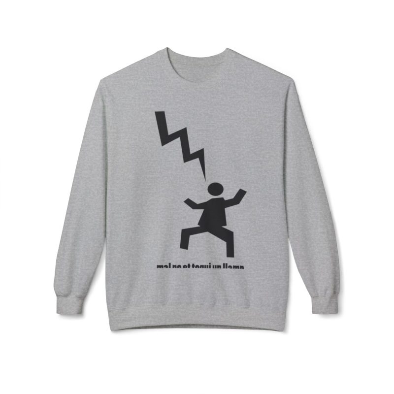 Sudadera Softstyle cuello redondo - Gris deportivo - Mal no et toqui un llamp