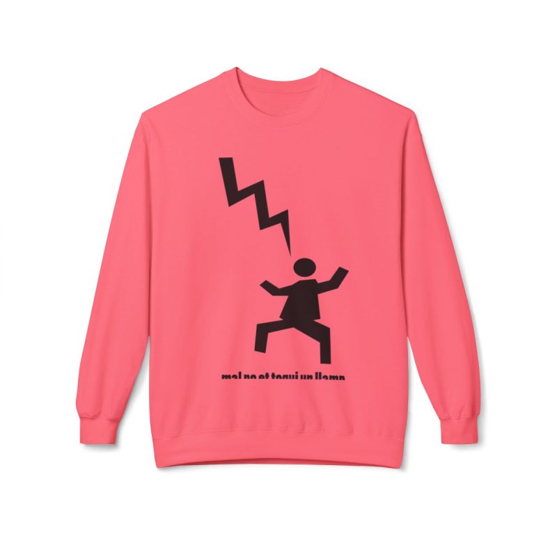 Sudadera Softstyle cuello redondo - Rosa limonada - Mal no et toqui un llamp