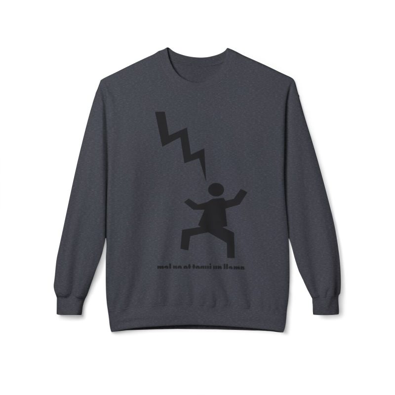 Sudadera Softstyle cuello redondo - Gris jaspeado oscuro - Mal no et toqui un llamp