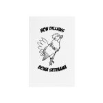 Cartel de metacrilato con soporte - Camiseta «Bon dilluns, bona setmana»
