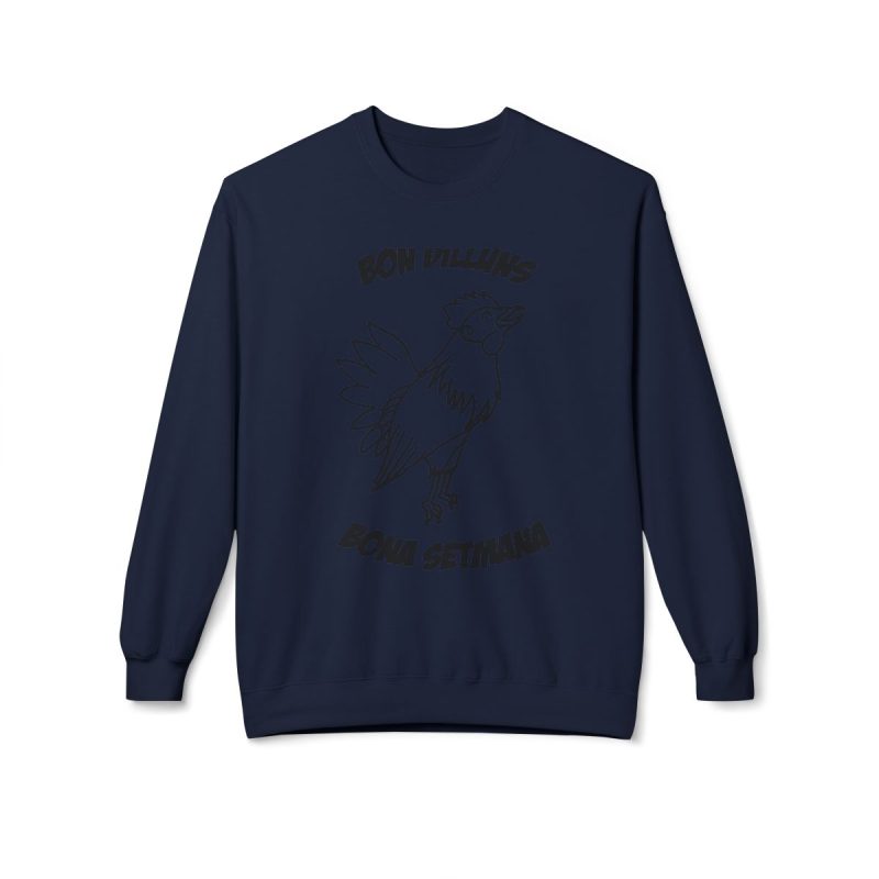 Sudadera Softstyle cuello redondo - Azul marino - Camiseta «Bon dilluns, bona setmana»