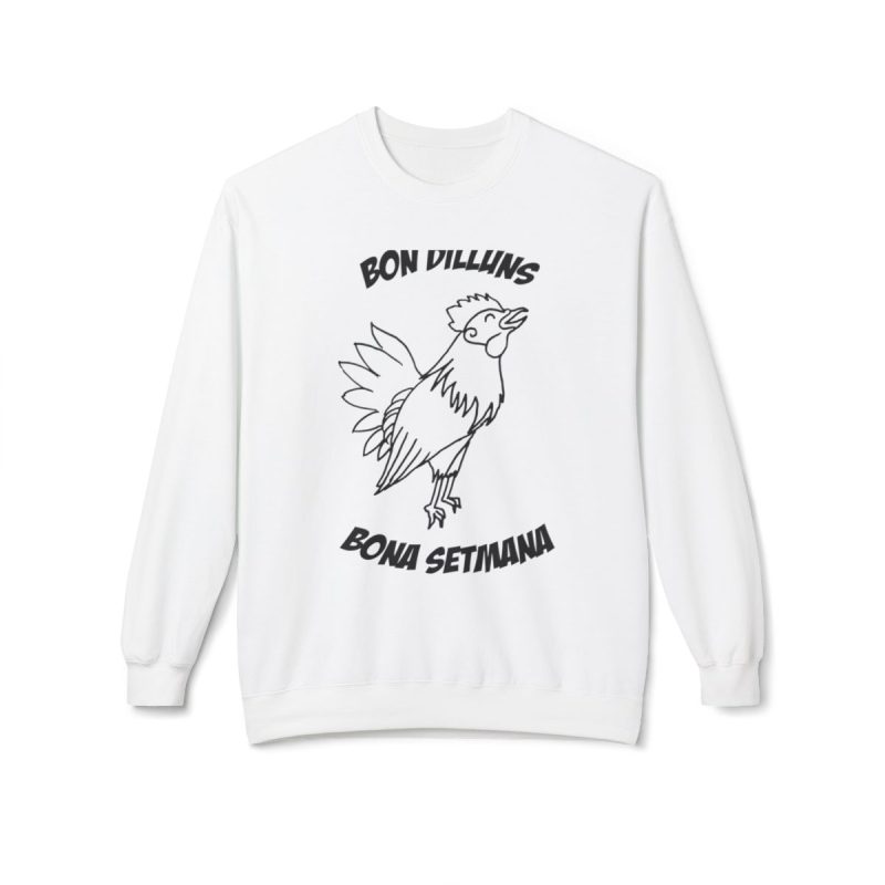 Sudadera Softstyle cuello redondo - Blanco - Camiseta «Bon dilluns, bona setmana»