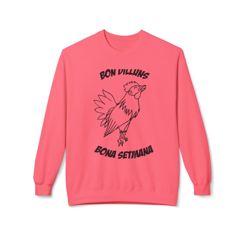 Sudadera Softstyle cuello redondo - Rosa limonada - Camiseta «Bon dilluns, bona setmana»