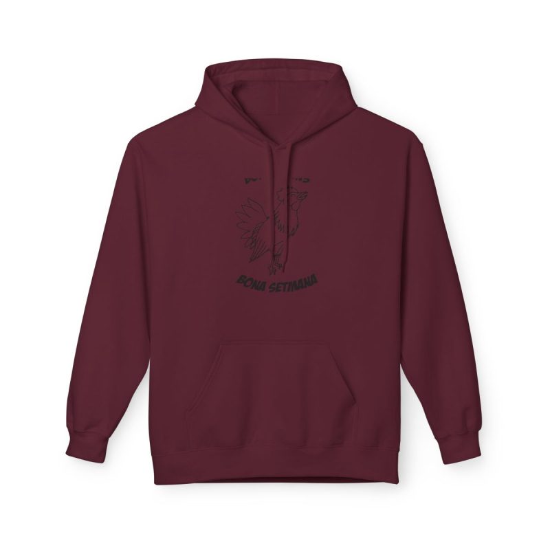 Sudadera Softstyle con capucha - Granate - Camiseta «Bon dilluns, bona setmana»