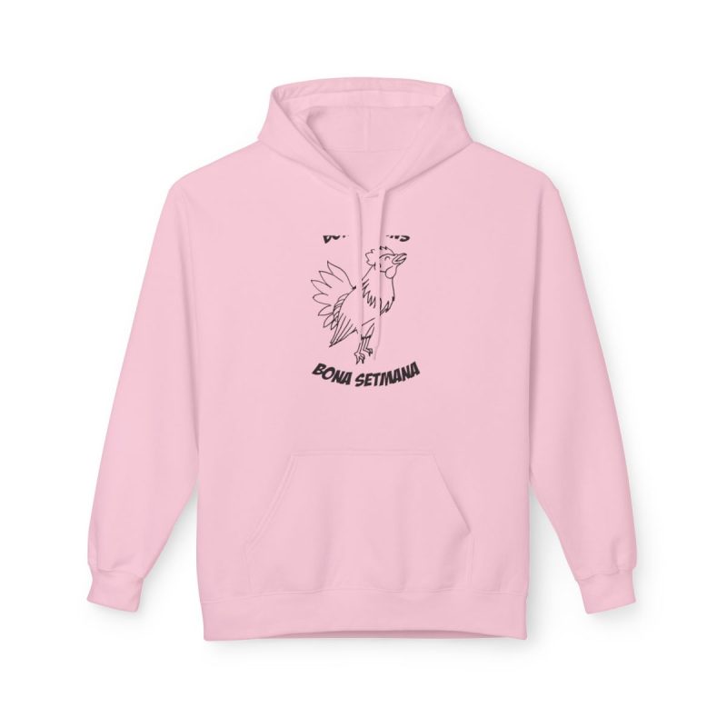 Sudadera Softstyle con capucha - Rosa claro - Camiseta «Bon dilluns, bona setmana»