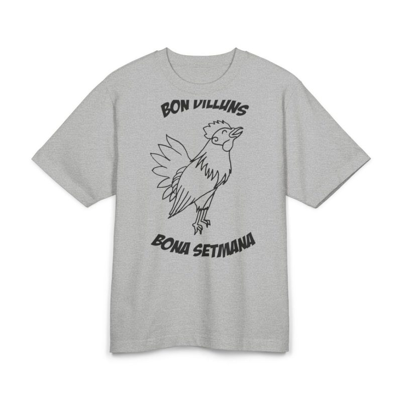 Camiseta Freestyler tacto seco - Gris jaspeado claro - Camiseta «Bon dilluns, bona setmana»