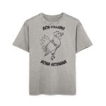 Camiseta oversize lavado acido - Gris asfalto - Camiseta «Bon dilluns, bona setmana»