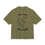 Camiseta box ultra gruesa - Verde oliva - Camiseta «Bon dilluns, bona setmana»