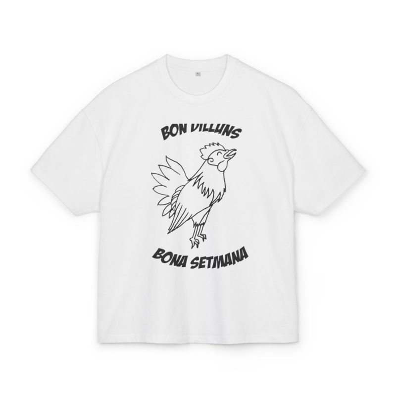Camiseta box ultra gruesa - Blanco - Camiseta «Bon dilluns, bona setmana»