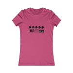 Camiseta mujer Favorite - Frambuesa - Camiseta «Es quinto pino» Camiseta mujer Favorite - Frambuesa - Camiseta «Es quinto pino»