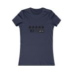 Camiseta mujer Favorite - Azul marino - Camiseta «Es quinto pino» Camiseta mujer Favorite - Azul marino - Camiseta «Es quinto pino»