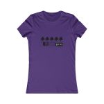 Camiseta mujer Favorite - Morado equipo - Camiseta «Es quinto pino» Camiseta mujer Favorite - Morado equipo - Camiseta «Es quinto pino»