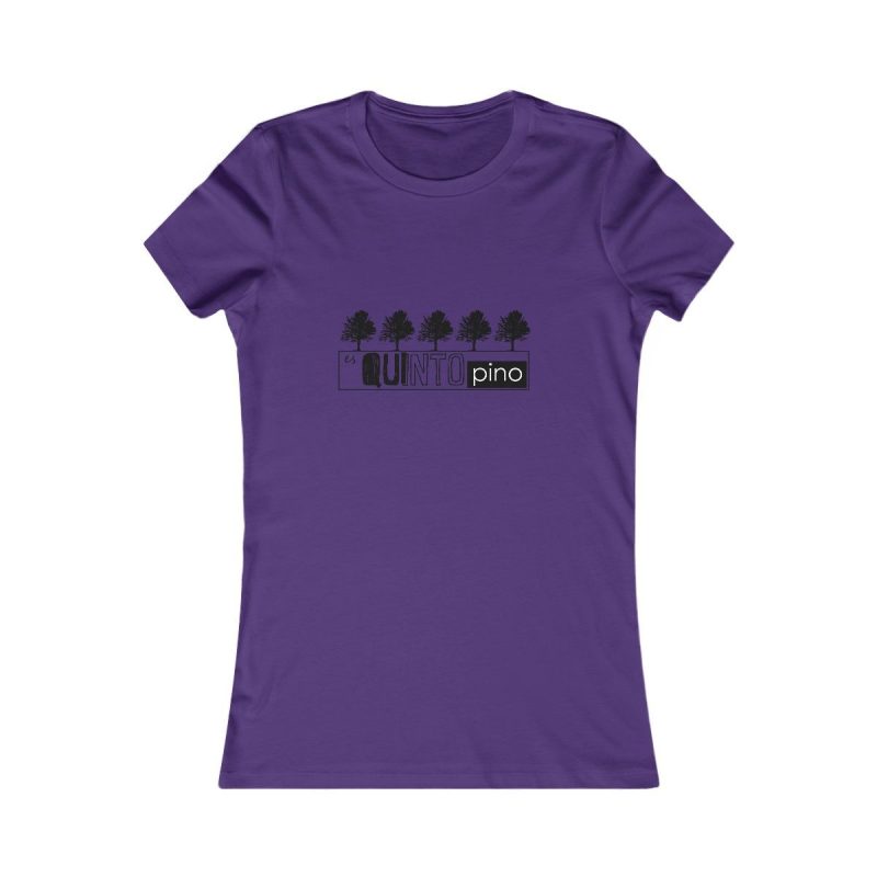 Camiseta mujer Favorite - Morado equipo - Camiseta «Es quinto pino»