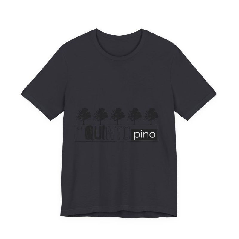 Camiseta jersey manga corta - Gris oscuro - Camiseta «Es quinto pino»