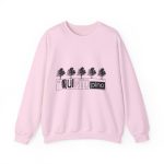Sudadera cuello redondo - Rosa claro - Camiseta «Es quinto pino» Sudadera cuello redondo - Rosa claro - Camiseta «Es quinto pino»