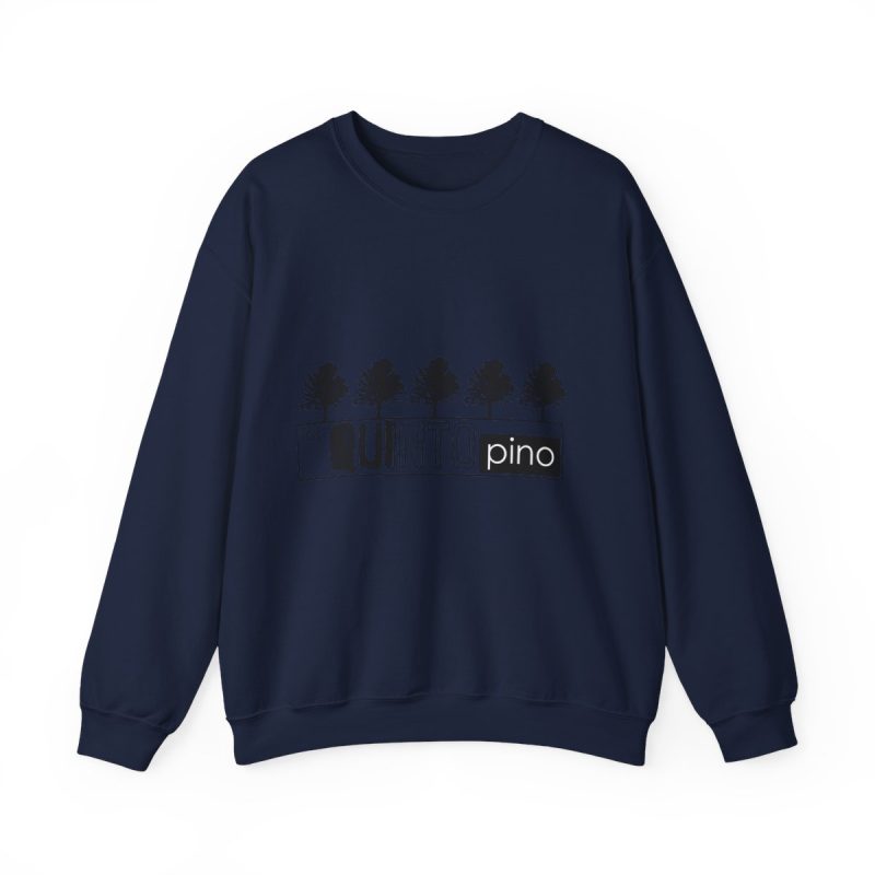Sudadera cuello redondo - Azul marino - Camiseta «Es quinto pino»