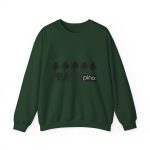 Sudadera cuello redondo - Verde bosque - Camiseta «Es quinto pino» Sudadera cuello redondo - Verde bosque - Camiseta «Es quinto pino»