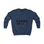 Sudadera infantil - Azul marino Oxford - Camiseta «Es quinto pino»