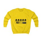 Sudadera infantil - Amarillo sol - Camiseta «Es quinto pino»