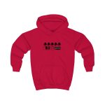 Sudadera con capucha infantil - Rojo fuego - Camiseta «Es quinto pino» Sudadera con capucha infantil - Rojo fuego - Camiseta «Es quinto pino»