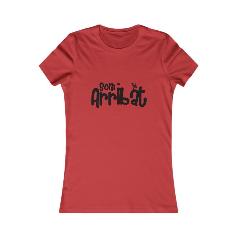 Camiseta mujer Favorite - Rojo - Camiseta unisex «Som Arribat»