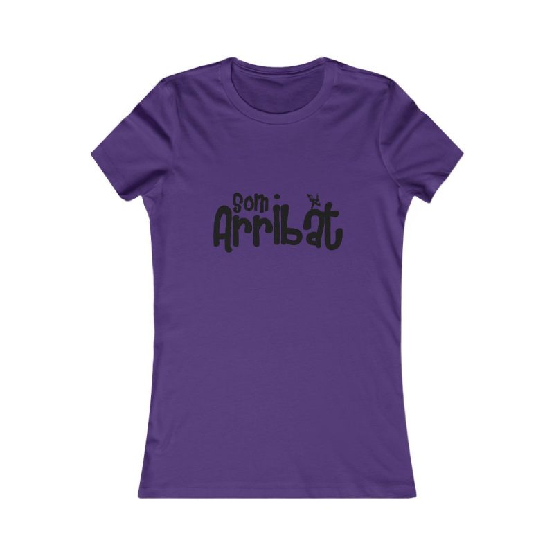 Camiseta mujer Favorite - Morado equipo - Camiseta unisex «Som Arribat»