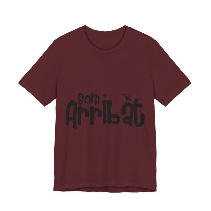 Camiseta jersey manga corta - Granate - Camiseta unisex «Som Arribat»