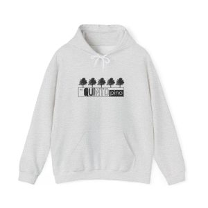 Sudadera con capucha - Gris ceniza - Camiseta «Es quinto pino»