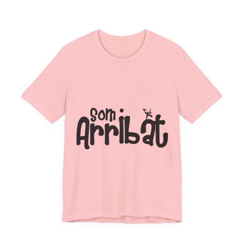 Camiseta jersey manga corta - Rosa - Camiseta unisex «Som Arribat»