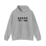 Sudadera con capucha - Gris deportivo - Camiseta «Es quinto pino» Sudadera con capucha - Gris deportivo - Camiseta «Es quinto pino»