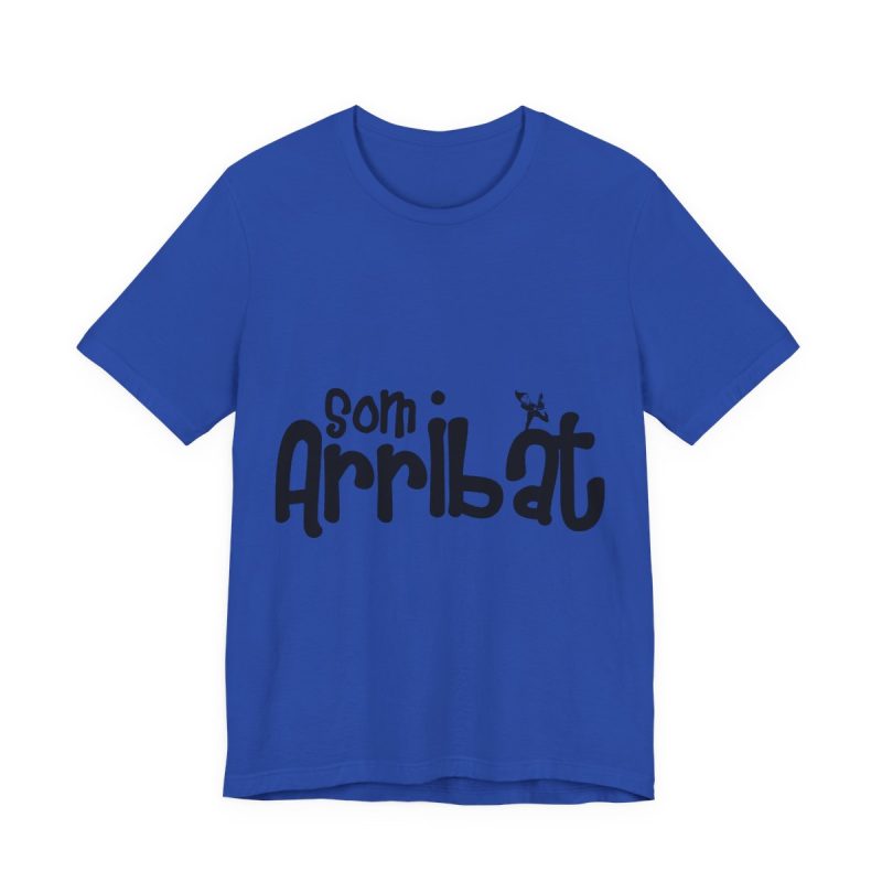 Camiseta jersey manga corta - Azul royal autentico - Camiseta unisex «Som Arribat»