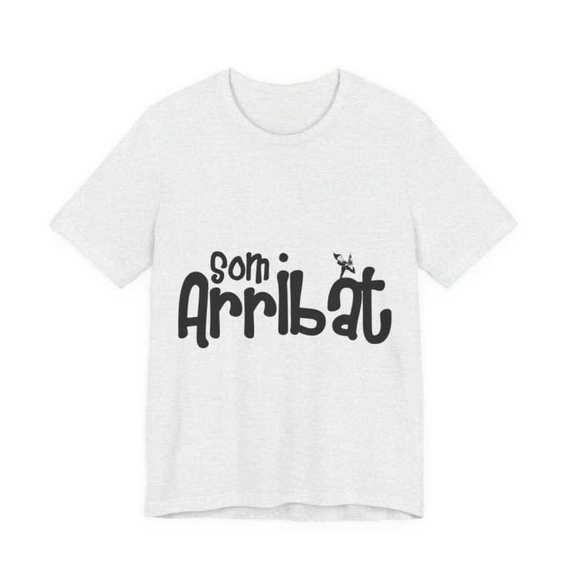 Camiseta jersey manga corta - Gris ceniza - Camiseta unisex «Som Arribat»