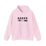 Sudadera con capucha - Rosa claro - Camiseta «Es quinto pino» Sudadera con capucha - Rosa claro - Camiseta «Es quinto pino»