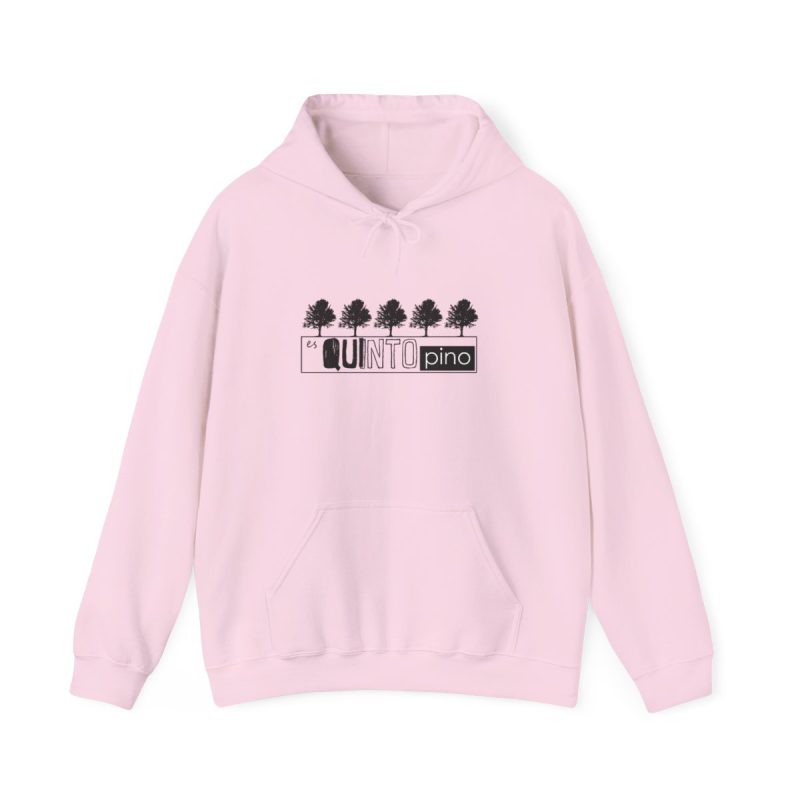 Sudadera con capucha - Rosa claro - Camiseta «Es quinto pino»