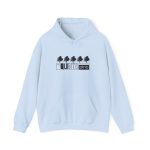 Sudadera con capucha - Azul claro - Camiseta «Es quinto pino» Sudadera con capucha - Azul claro - Camiseta «Es quinto pino»