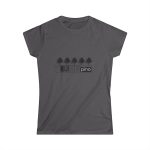 Camiseta mujer Softstyle - Gris marengo - Camiseta «Es quinto pino» Camiseta mujer Softstyle - Gris marengo - Camiseta «Es quinto pino»