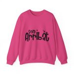 Sudadera cuello redondo - Fucsia intenso - Camiseta unisex «Som Arribat»