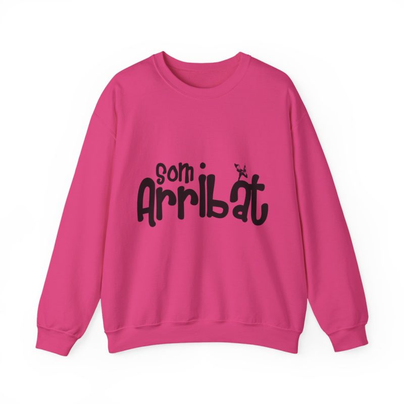 Sudadera cuello redondo - Fucsia intenso - Camiseta unisex «Som Arribat»