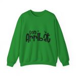 Sudadera cuello redondo - Verde irlandes - Camiseta unisex «Som Arribat»