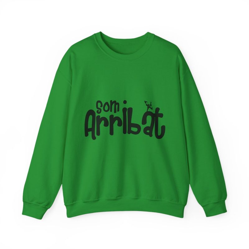 Sudadera cuello redondo - Verde irlandes - Camiseta unisex «Som Arribat»