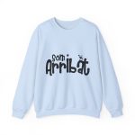 Sudadera cuello redondo - Azul claro - Camiseta unisex «Som Arribat»
