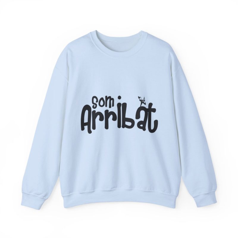 Sudadera cuello redondo - Azul claro - Camiseta unisex «Som Arribat»